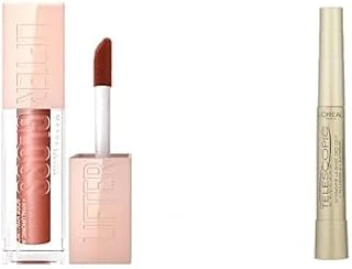 New York Lifter Gloss Nemlendirici Dudak Parlatıcısı- 009 Topaz + L'Oréal Paris Telescopic Maskara - Siyah ürün görseli 1