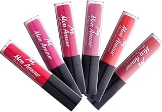 Mon Amour Matte Liquid Lipstick Pastel Daylong Waterproof Mat Likit Ruj 10 Saat Kalıcı (04 Mulberry/Bordo Kırmızımsı Dut) ürün görseli 1