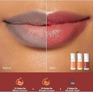 Bi̇omaser Black Corrector Pudra Destek Pigmenti, 12Ml, Turuncu, Koyu Dudak Kaş Düzeltici ürün görseli 1