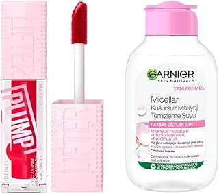 New York Lifter Plump Dudak Parlatıcısı- 004 Red Flag & Micellar Kusursuz Makyaj Temizleme Suyu (100 Ml) ürün görseli 1