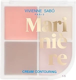 Vivienne Sabó Mariniere Contouring Palette Yüz Paleti 02 - Powder Formula For Defined Contours & Matte Çok Renkli ürün görseli 1