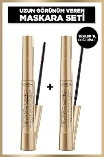 L'Oreal Paris Telescopic Siyah Maskara 2'Li Set ürün görseli 1