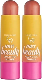 Miss Beauty Glow Stick Blusher No: 01 Peach Flash - Şeftali Tonlu Stik Allık (2 Paketi) ürün görseli 1