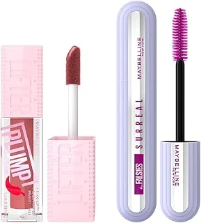 New York Lifter Plump Dudak Parlatıcısı- 005 Peach Fever & Falsies Surreal Maskara Makyaj Seti ürün görseli 1