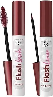 Flash Lash Bordo Maskara Flash Liner Makyaj Seti ürün görseli 1