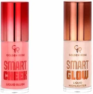 Cheek Liquid Blush No:104 Glow Liquid Highlighter No :201 Allık Aydınlatıcı Seti ürün görseli 1