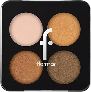 Color Palette İnce Yapılı & Mat Bitişli/Işıltılı 4'Lü Göz Farı Paleti ürün görseli 1