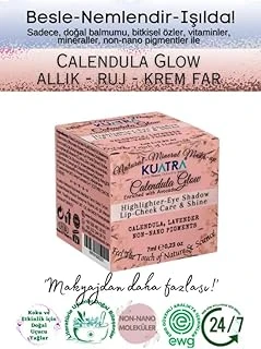 Calendula Glow Doğal İçerikli Nemlendirici - Antioksidan Işıltı Veren Balm (Highlighter-Göz Farı-Allık-Ruj) 7Ml ürün görseli 1