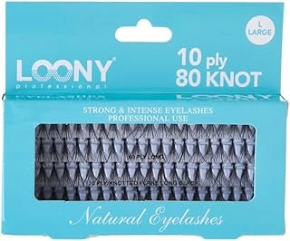 Loony Takma Kirpik 80'Li Long Düğümlü - Doğal Görünüm İçin Ev Profesyonel Kullanıma Uygun ürün görseli 1
