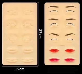 Bmx 3D Dudak, Eyeliner Kaş Uygulaması Pratik Pad, 27X15 Cm, Silikon, +2 İğne Hediyeli ürün görseli 1