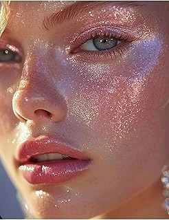 Pembe Simli Glitter Jel Far -Yüz Vücut Simi, Serashinegozfarı208 ürün görseli 1