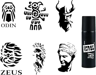 Mitolojik İnançlar Spray Tattoo Geçici Sprey Dövme Seti ürün görseli 1