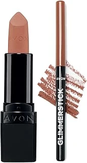 Avon Mat Ruj Au Naturale Glimmerstick Dudak Kalemi Nude Paketi ürün görseli 1
