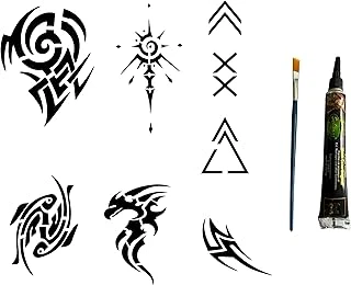 Tribal Modeller Hint Kınasıyla Geçici Dövme Seti ürün görseli 1