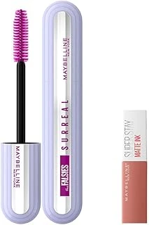 New York Falsies Surreal Maskara & Mini Super Stay Matte Ink Likit Mat Ruj 65 Seductress Makyaj Seti ürün görseli 1