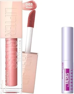 New York Lifter Gloss Nemlendirici Dudak Parlatıcısı 003 Moon & Mini Falsies Surreal Maskara 4.7 Ml Makyaj Seti ürün görseli 1