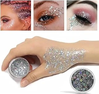 Gri Glitter Far Yüz Vücut Simi ürün görseli 1