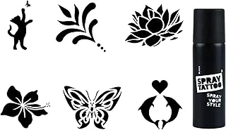 Zarif Modeller Spray Tattoo Geçici Sprey Dövme Seti ürün görseli 1