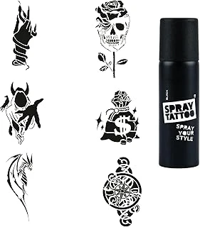 Yaşam Spray Tattoo Geçici Dövme Yapma Seti Sprey Dövme Kiti ürün görseli 1