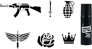 Kanat Spray Tattoo Geçici Sprey Dövme Seti ürün görseli 1