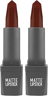 Alix Avien Yoğun Renk Veren Uzun Süre Kalıcı Nemlendirici Kadifemsi Mat Ruj - Matte Lipstick 424 Ruby Red (2 Paketi) ürün görseli 1