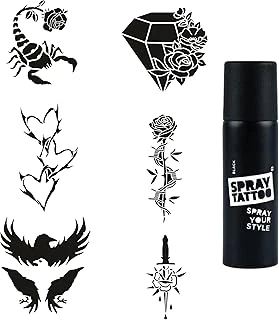 Akrep Elmas Spray Tattoo Geçici Dövme Yapma Seti Sprey Dövme Kiti ürün görseli 1