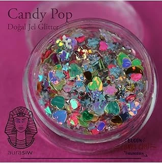 Candy Pop - Jel Formlu Doğal Glitter ürün görseli 1