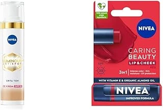 Spf30 Luminous630 Karşıtı Cc 40Ml, Orta Ton, Kırmızı Renk Dudak Bakım Kremi ürün görseli 1