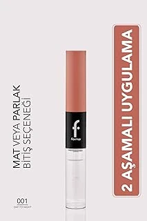 Duoglam Yüksek Pigmentli Kremsi Likit Ruj & Kalıcı Dudak Parlatıcısı 001 Day To Nıght ürün görseli 1