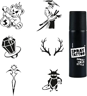 Savaşçı Hazine Spray Tattoo Geçici Dövme Yapma Seti Sprey Dövme Kiti ürün görseli 1