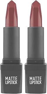 Alix Avien Yoğun Renk Veren Uzun Süre Kalıcı Nemlendirici Kadifemsi Mat Ruj - Matte Lipstick 408 Spicy (2 Paketi) ürün görseli 1