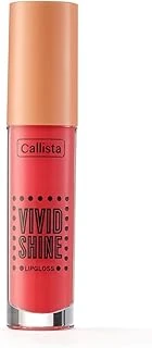 Callista Vivid Shine Lipgloss Nemlendiricili Dudak Parlatıcısı 102 Candied Peach, Turuncu ürün görseli 1