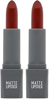 Alix Avien Yoğun Renk Veren Uzun Süre Kalıcı Nemlendirici Kadifemsi Mat Ruj - Matte Lipstick 411 Spicy Terracot (2 Paketi) ürün görseli 1