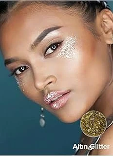 Jel Form Makyaj Simleri Glitter Işıltılı Yüz Makyajı Altın, 825282528868 ürün görseli 1