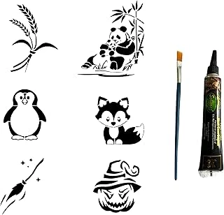 Anne Yavru Panda Hint Kınasıyla Geçici Dövme Yapma Kiti ürün görseli 1