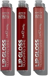 Avon Color Wisteria Glow, Peony Blush Gleaming Guava Dudak Parlatıcısı Paketi ürün görseli 1