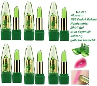 Aloevera%99 Dudak Bakım Nemlendirici Sihirli Ruj 6 Adet Pembe ürün görseli 1