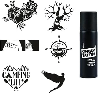 Kamp Doğa Spray Tattoo Geçici Dövme Yapma Seti Sprey Dövme Kiti ürün görseli 1