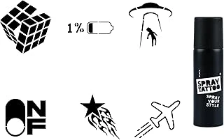 Akıl Spray Tattoo Geçici Sprey Dövme Seti ürün görseli 1