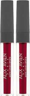 Alix Avien Uzun Süre Kalıcı Kadifemsi Kuruma Yapmayan Mat Likit Ruj - Matte Liquid Lipstick 523 Berry Red (2 Paketi) ürün görseli 1