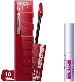 New York Super Stay Vinyl Ink Uzun Süre Kalıcı Likit Parlak Ruj 10 Lippy & Mini Tattoo Liner Gel Pencil Makyaj Seti ürün görseli 1