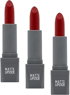 Alix Avien Yoğun Renk Veren Uzun Süre Kalıcı Nemlendirici Kadifemsi Mat Ruj - Matte Lipstick 417 Deep Fuchsia (3 Paketi) ürün görseli 1