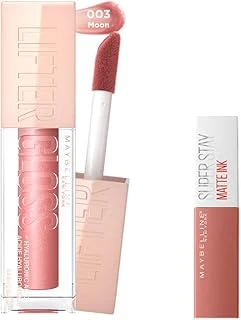 New York Lifter Gloss Nemlendirici Dudak Parlatıcısı 003 Moon & Mini Super Stay Matte Ink Likit Mat Ruj 65 Seductress Makyaj Seti ürün görseli 1