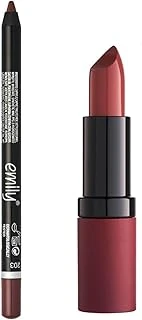 Velvet Matte Lipstick No: 16 Emily No: 203 Ruj Dudak Kalemi Seti ürün görseli 1