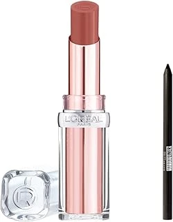 L'Oréal Paris Glow Paradise Balm-In-Lipstick - Işıltı Veren Nude Tonlu Ruj 191 Nude Heaven & Tattoo Mini Jel Göz Kalemi Hediyeli ürün görseli 1
