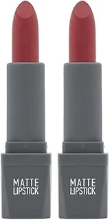 Alix Avien Yoğun Renk Veren Uzun Süre Kalıcı Nemlendirici Kadifemsi Mat Ruj - Matte Lipstick 415 Dusty Pink (2 Paketi) ürün görseli 1