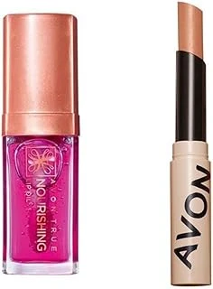 Avon True Nourishing Dudak Yağı 7 Ml. Blossom Avon Tinted Lip Balm Papaya 2 Li Set ürün görseli 1