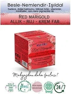 Red Marigold Doğal İçerikli Nemlendirici - Antioksidan Işıltı Veren Balm (Ruj - Allık - Göz Farı) 7Ml ürün görseli 1