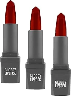 Alix Avien Uzun Süre Kalıcı Yoğun Renk Veren Nemlendirici Parlak Ruj - Glossy Lipstick 323 Ruby Red (3 Paketi) ürün görseli 1