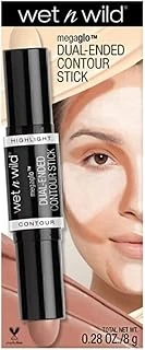 Wet N Wild Megaglo Dual Ended Contour Stick, Kontür Aydınlatıcı, Light Medium ürün görseli 1